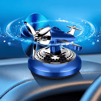 Désodorisant voiture sur vision cote conducteur CarAirFreshener Bleu Automobile