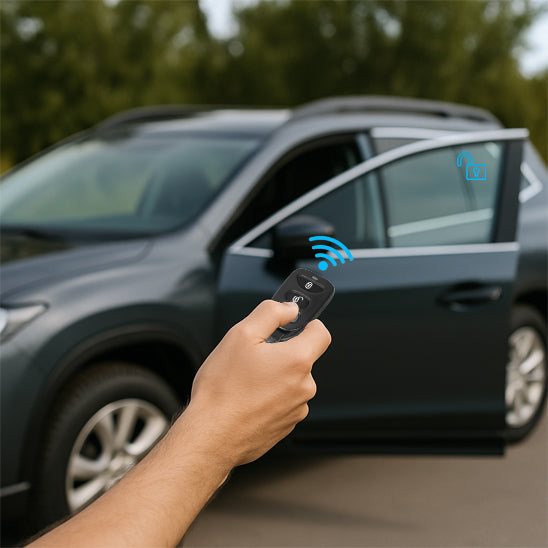 activation alarme voiture totale porte avant gauche ouverte