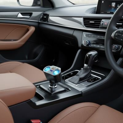 Allume cigare bluetooth Deux sorties USB orienté cÎté passager