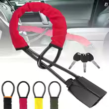 antivol voiture ceinture rouge cles et autres couleurs