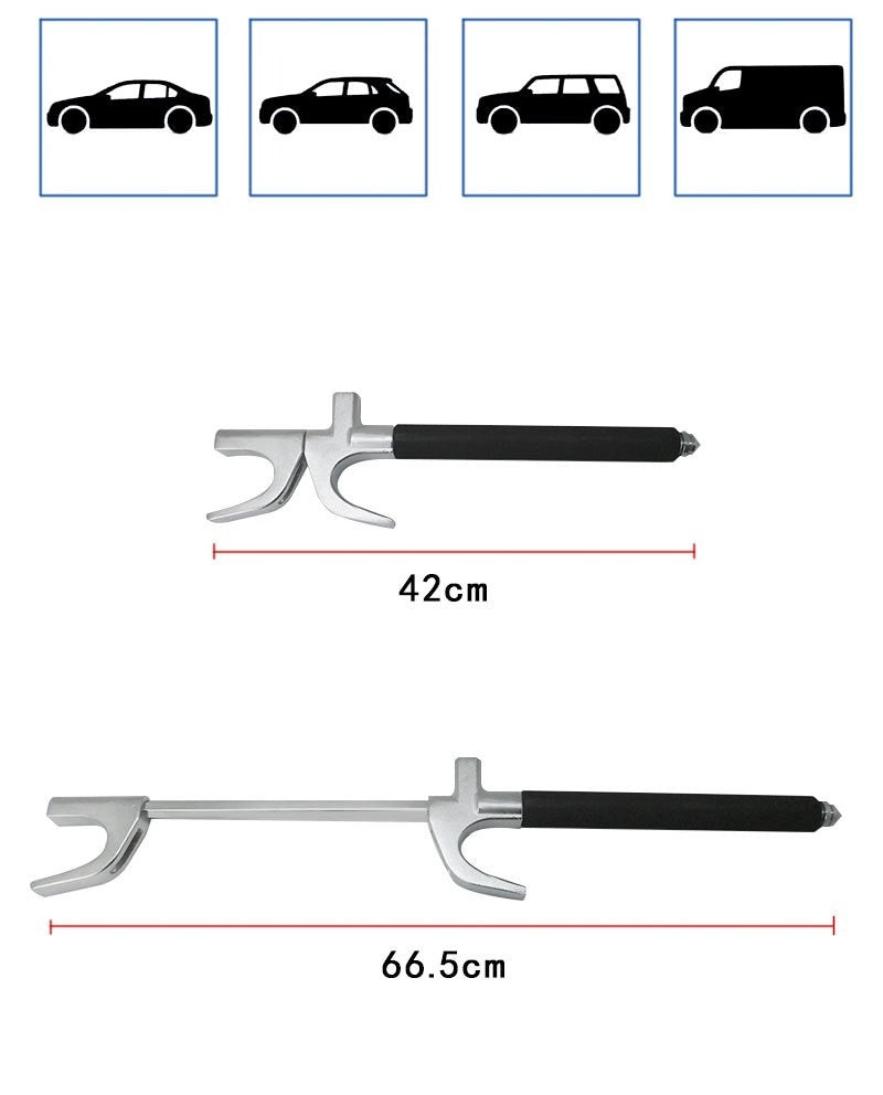 antivol voiture pour volant ses differentes longueurs et applications vehicules