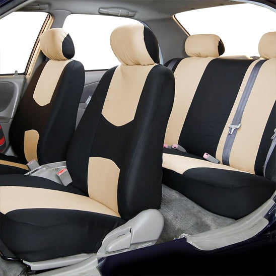 complet housse de siege voiture win beige noir