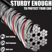 composition multi anneaux fer antivol voiture ceinture materiel resistant