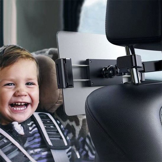 Enfant heureux devant Support tablette voiture Anti vibration