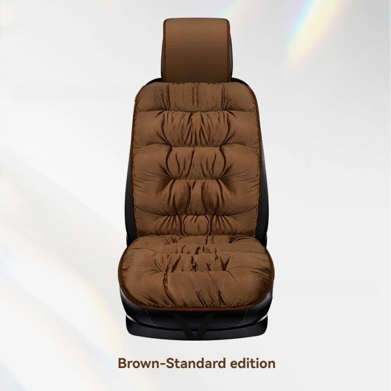 housse de siege de voiture brun semi cuir