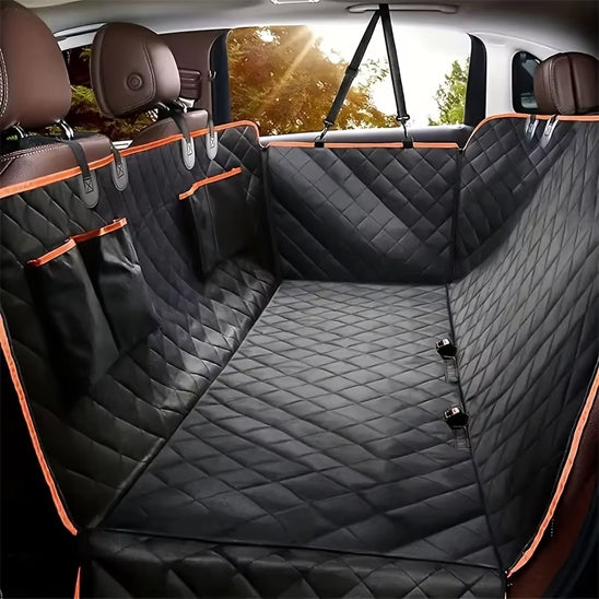 housse tapis de protection de voiture installee places arrieres auto