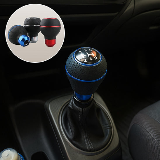trois couleurs principales bleu rouge argent boule pommeau de vitesse cinq rapports voiture