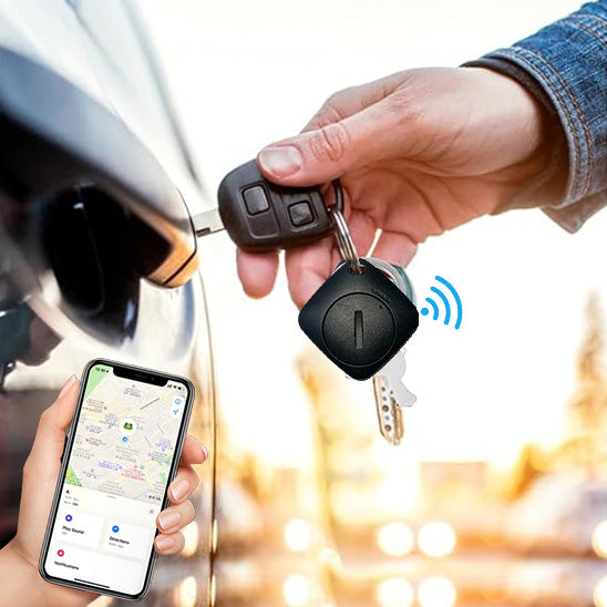 ouverture coffre auto telephone reperant traceur GPS voiture intelligent sur porte clefs