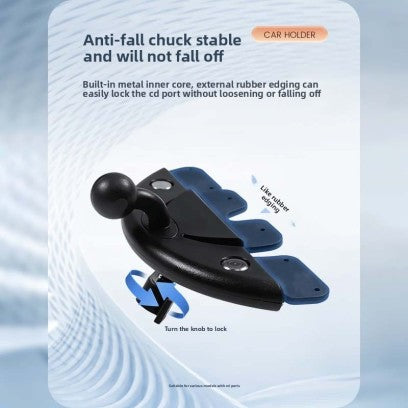 partie entrante et clip support telephone tablette CD voiture