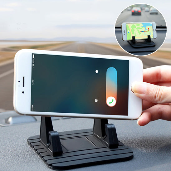 placement personne telephone sur support telephone voiture silicone en position verticale
