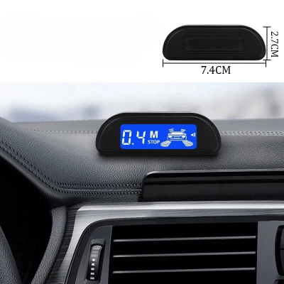 Radar de Recul SafePark Argent Automobile pose sur tableau de bord voiture