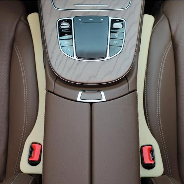 rangement voiture brun clair seatgap places entre les seiges avant