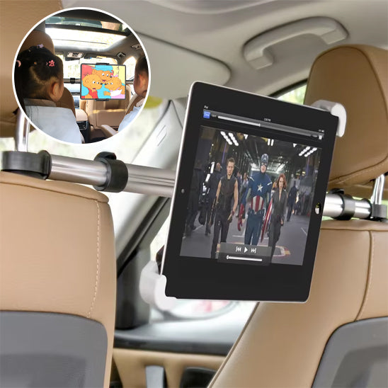 support tablette grand large pour voiture avec film avengers et haut les deux petites filles