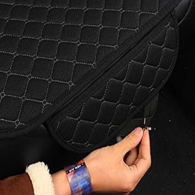 systeme attache housse siege voiture carseat noir au siege auto