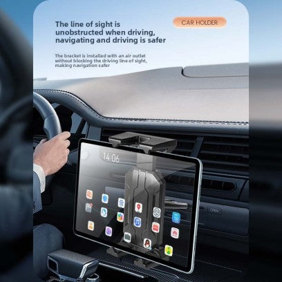 tablette sur support telephone CD voiture