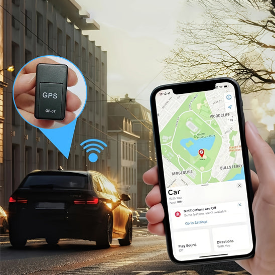 telephone indiquant position auto avec traceur GPS voiture imager petite foto