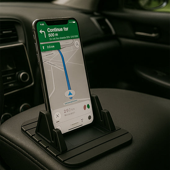 telephone sur support telephone voiture silicone console centrale