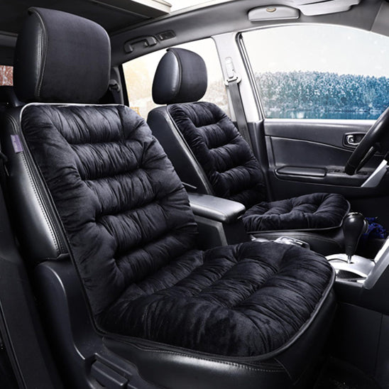 vue cote passager housse de siege de voiture semi cuir noir