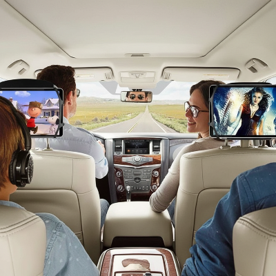 2 Tablettes voiture support Pratique installées et en voiture