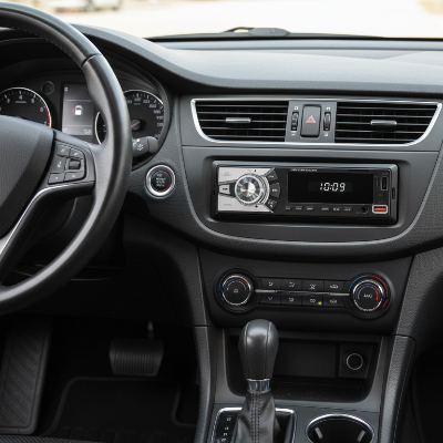 Autoradio bluetooth 1din D3114 gris