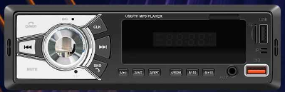 Autoradio bluetooth 1din D3114 gris