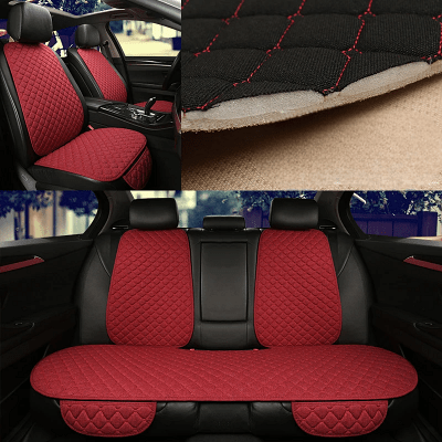 Housse siege voiture CarSeatCover Rouge Automobile avant arriere et composite