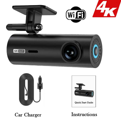 Accessoires dashcam pour voiture 4K HDR discret simple