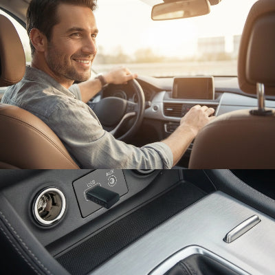 adaptateur bluetooth pour voiture - Plug and Play