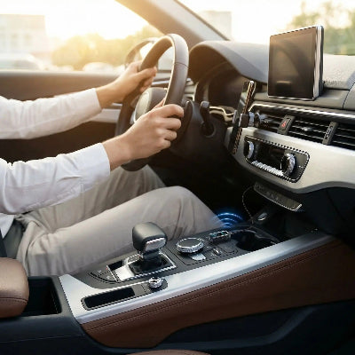 Adaptateur Bluetooth voiture GT 69 branché sur fiche AUX