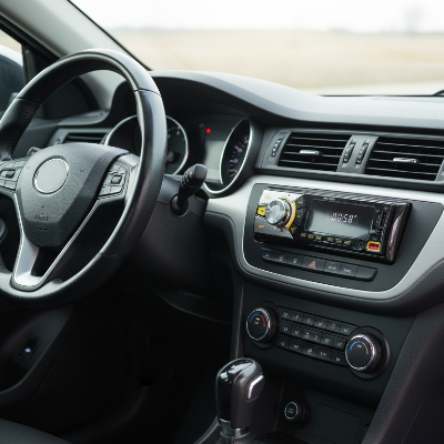 Autoradio bluetooth 1din D3114 Jaune