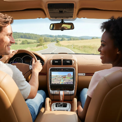 Autoradio bluetooth Système Intelligent en mode cartographique pour occupants voiture