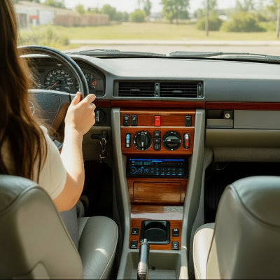 autos radio RS-20 Rétro Bluetooth Bleu