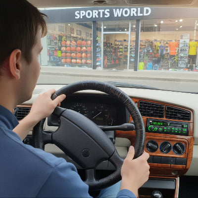 autos radio RS-20 Rétro Bluetooth vert 