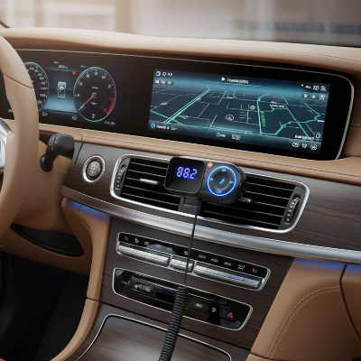 bluetooth dans la voiture Modulateur installé