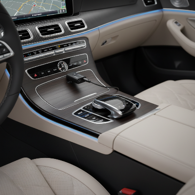 Bluetooth voiture Adaptateur Premium installé