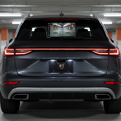 Caméra de recul pour voiture 170 ° grand angle installée en arrière 