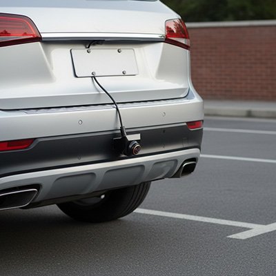 Caméra de recul pour voiture 170 ° grand angle installée après portière du coffre