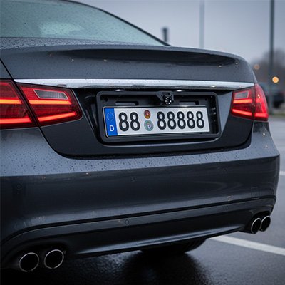 Caméra de recul pour voiture Vision HD installé