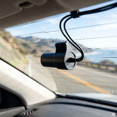 camera pour voiture Connexion Intelligente côté arrière installé sur vitre