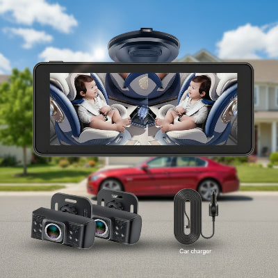 camera pour voiture Double canal bébé