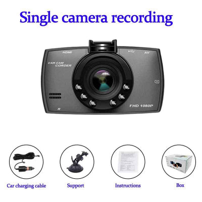 Camera unique Dashcam voiture HD G30 vision nocturne