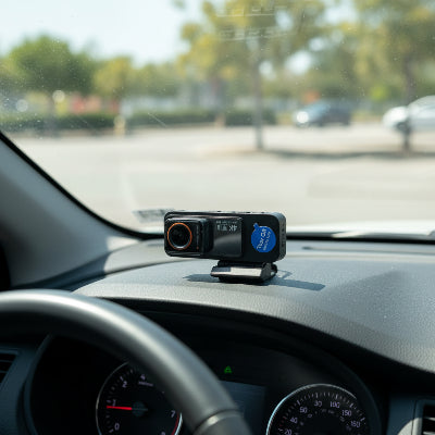 camera voiture Tableau de bord avant son installation