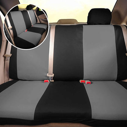 complet housse de siege voiture gris avant arriere face