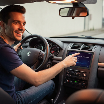 Conducteur content de Autoradio bluetooth Système Intelligent