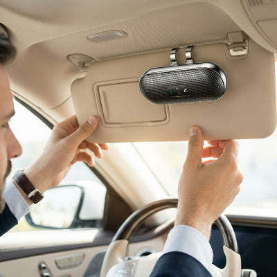 Conducteur installe bluetooth pour la voiture Pare-soleil