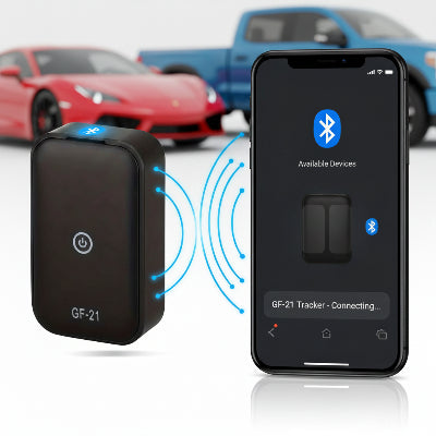 Connexion bluetooth gps traceur voiture Temps Réel Compact