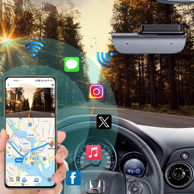 Connexion Dashcam voiture Capteur G