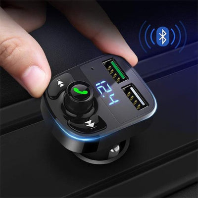 Connexion Transmetteur FM Bluetooth Double ports