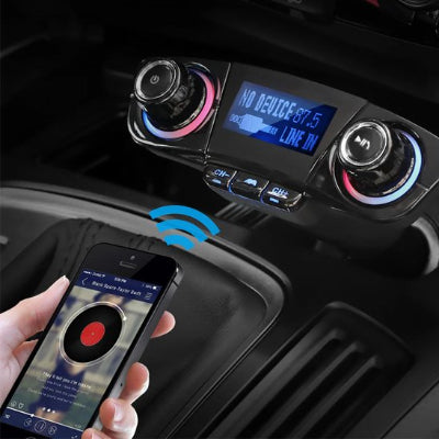 Connexion Transmetteur FM et Bluetooth Kit auto