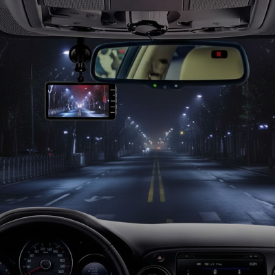 dash cam pour voiture Super Night vision en action
